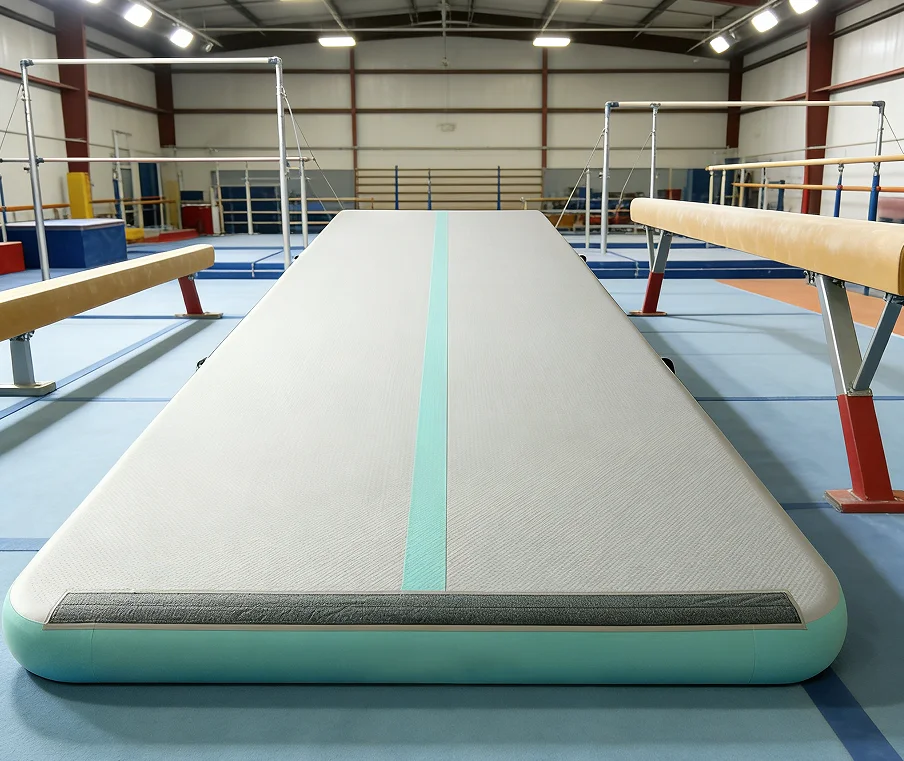 Colchoneta Inflable Personalizada para Gimnasia en Casa, Tapete de Entrenamiento de Gimnasia, Colchoneta Inflable para Gimnasia