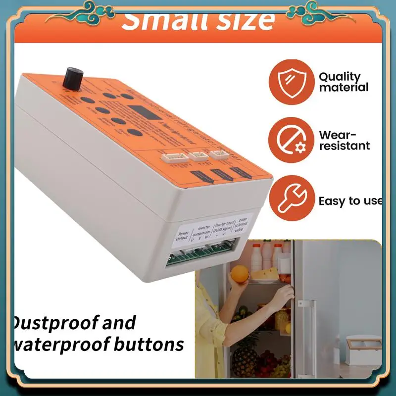 (جديد) - الثلاجة لوحة محول التردد ضاغط الملف اللولبي صمام مروحة باب الهواء صمام كهربائي اختبار خطأ أداة الملحقات