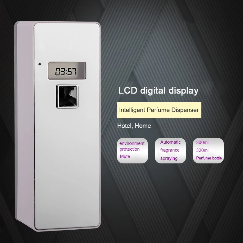 Lcd Automatische Aerosol Hotel Indoor Getimede Afstandsbediening Geur Spuit Parfum Inductie Spuitmachine