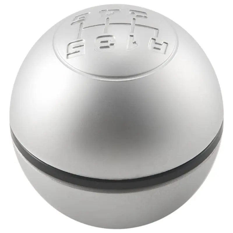 Gear Shift Knob Lever Shifter Stick 6 Speed Manual For Car Hand Ball For Alfa Romeo Giulietta 2010-On(Matte Silver) 1