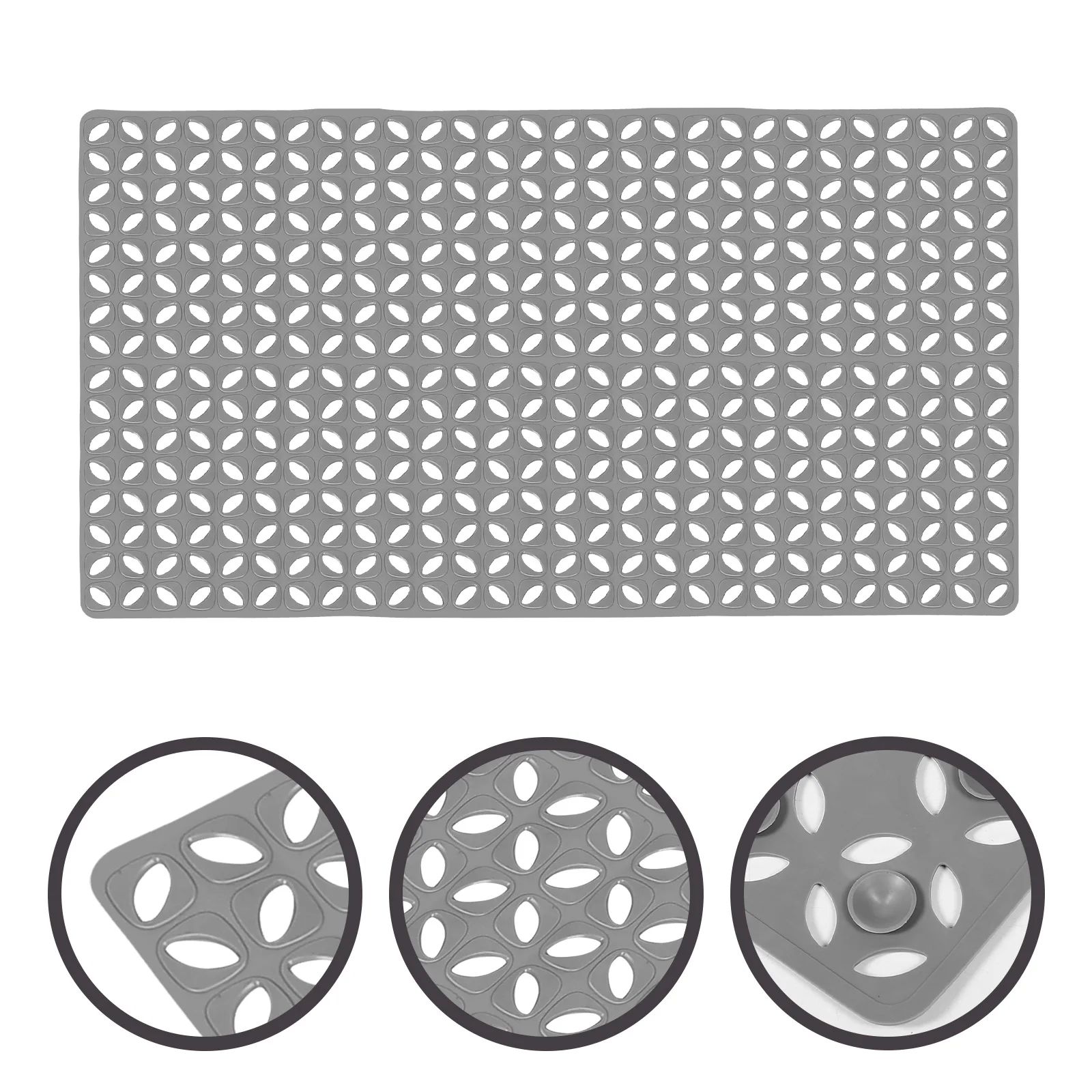 

Non-Slip Bath Anti Skid Bathroom Tub Suction Cup Wear Resistant Long Lasting Comfortable Simple Style Bathtub Floor