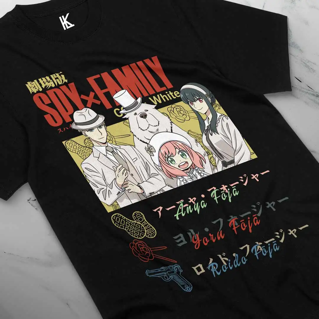 

Spy x Family T-Shirt Anime,Loid,Yor,Anya,Bond,Forger,Funny Shirt Tshirt All Size
