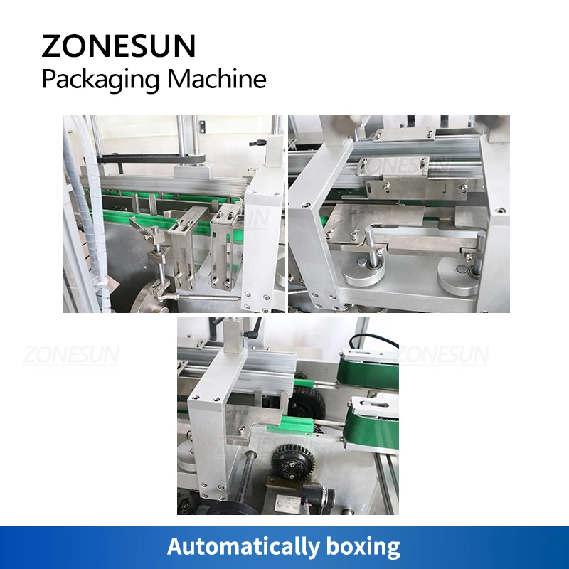 ZONESUNZS-MSZH50  Automatic Carton Boxing Packaging Machine Cosmetic Facial Mask Sunblock Bottle Tube Production
