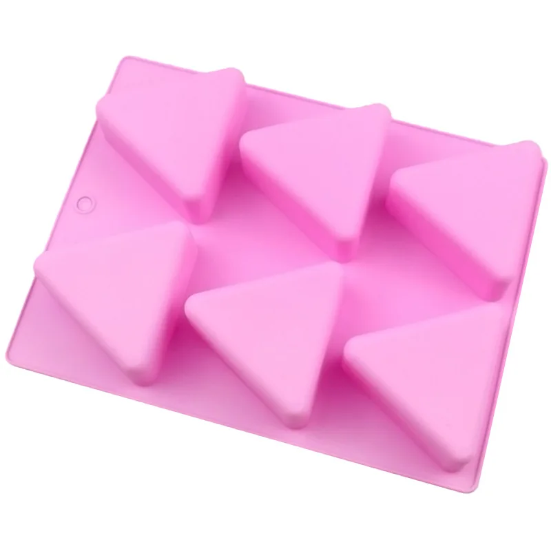 Triangle Chip Silicone Sheet Mold Geometric Soap Jelly Choco