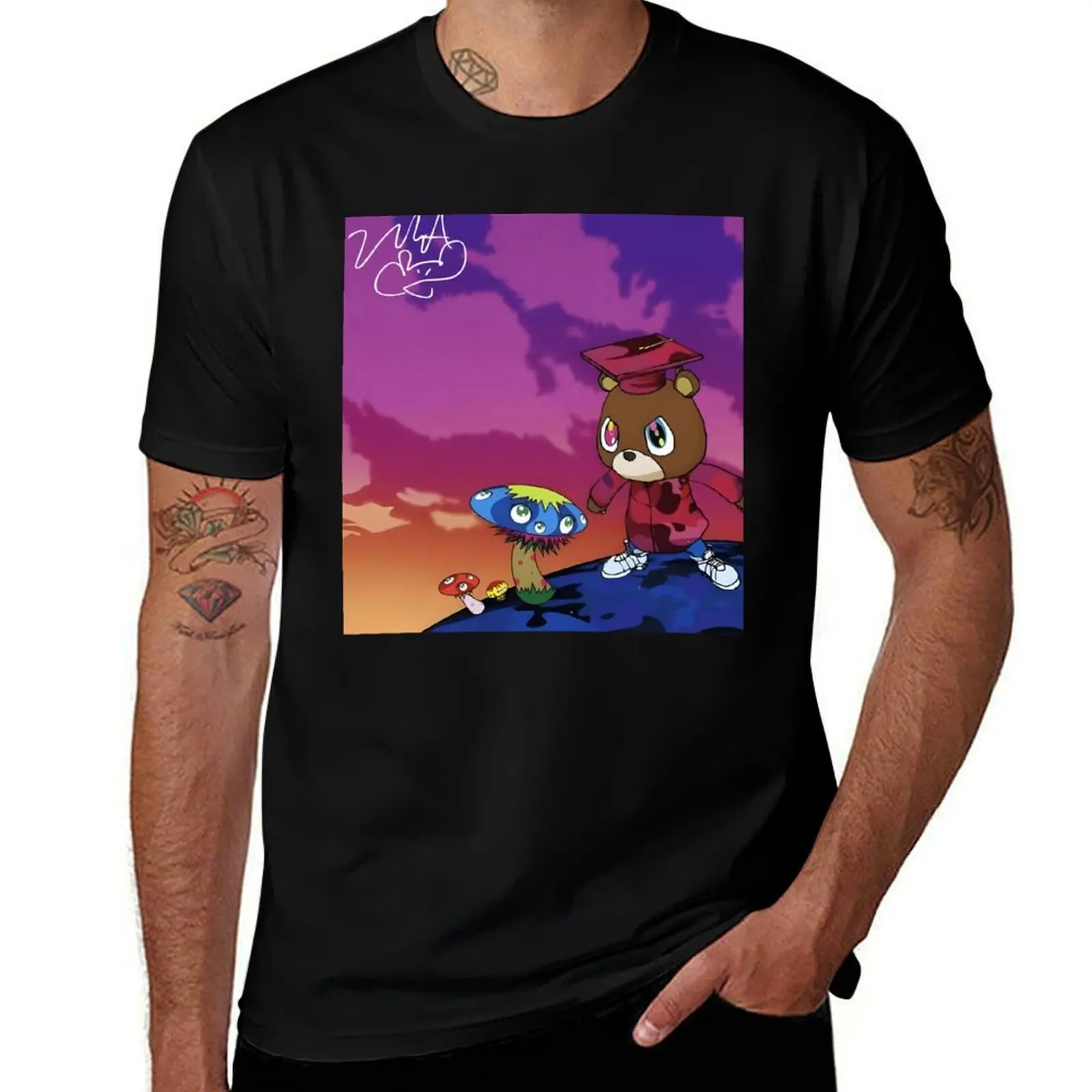 Graduation art T-Shirt Lightweight Print T-Shirt