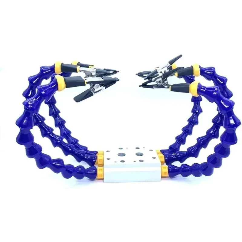 ferramenta-de-reparo-para-soldagem-de-pcb-estacao-de-solda-com-base-de-liga-de-aluminio-e-suporte-para-ferro-de-solda-com-4-6-bracos-flexiveis