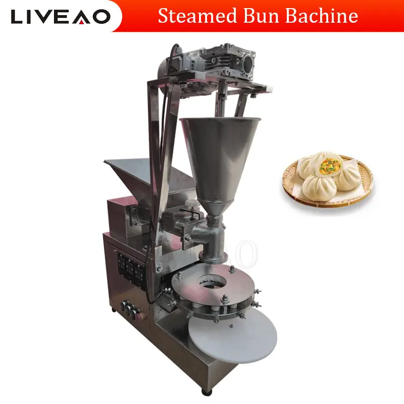 

110v 220v Automatic Soup Dumpling Momo Making Machine Steamed Stuffing Bun Machine Baozi Filling Machine