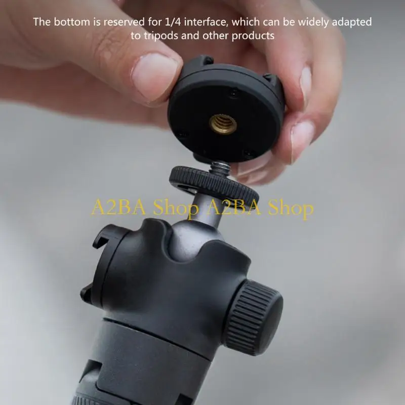 A2BA 5PCS TRIPODS TRIPODS ADAPTER يدعم التثبيت 4 في اتجاه ل