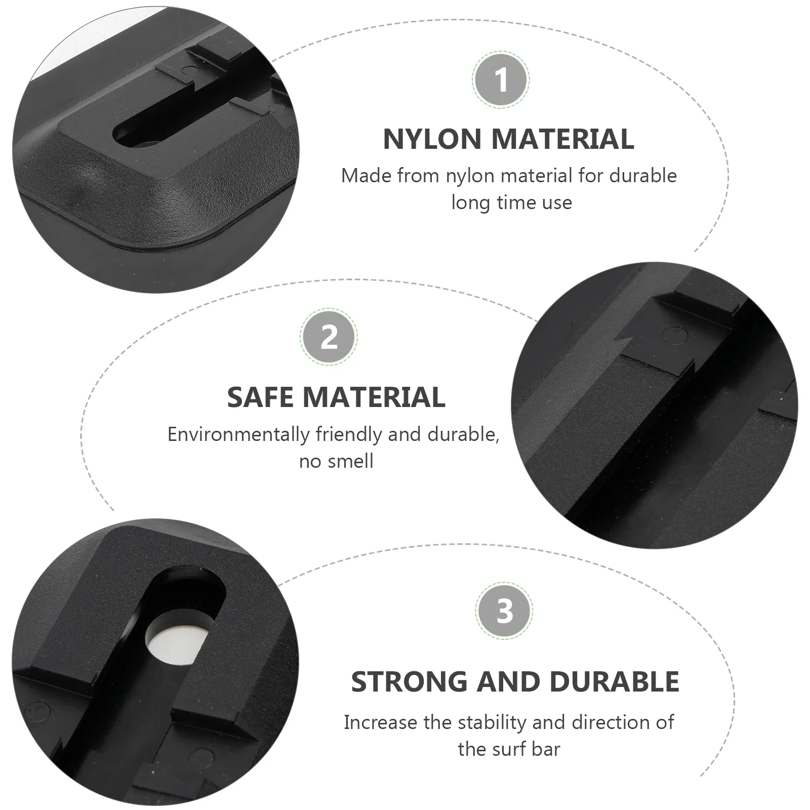 

Surfboard Base Mount For Inflatable Surfboards Durable Pvc Fin Splitter With Adhesive Backing -Fin Stabilizer