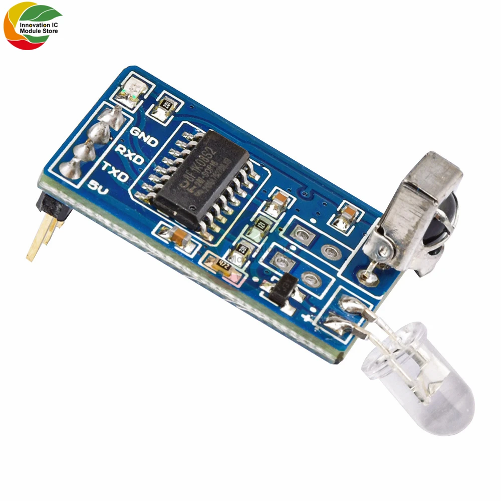 5V Infrared Decoding Module Infrared Wireless Communication NEC Code Pairing Transceiver Serial Communication Coding Module DIY