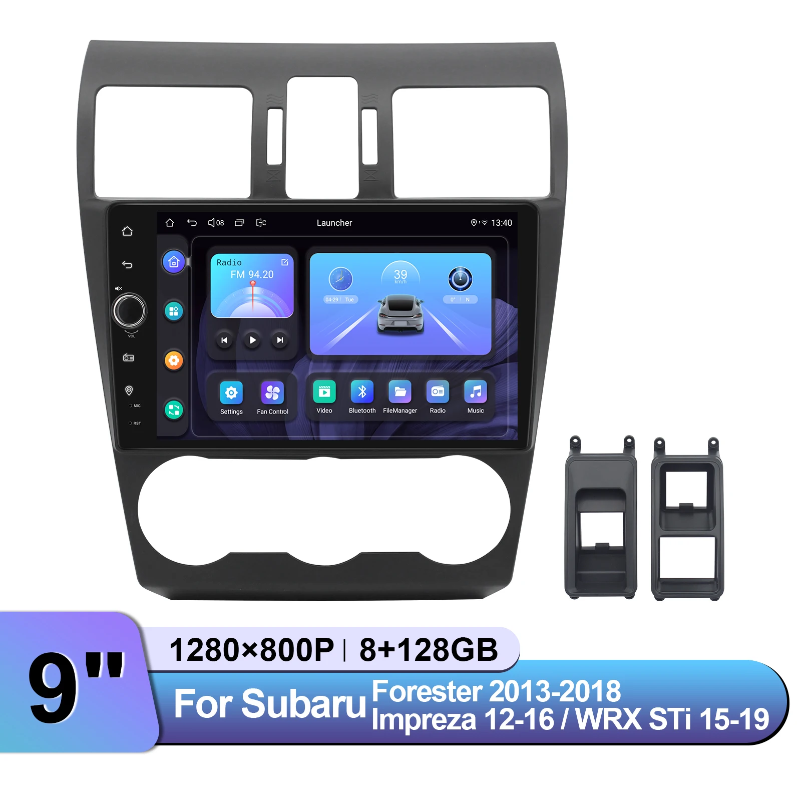 JOYING Plug & Play 9 "Android 13 راديو ستيريو للسيارة لسوبارو فورستر/امبريزا/WRX STi 2012-2019 Carplay بلوتوث بدون استخدام اليدين #3