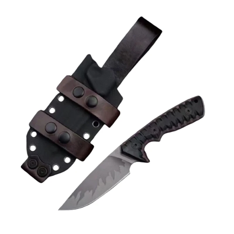 Paodin CUSTOM MilBro M27 Camo Straight Fixed Blade Knife Imported A8 Blade G10 Handle Tactical EDC Survival Tool Hunting Knives