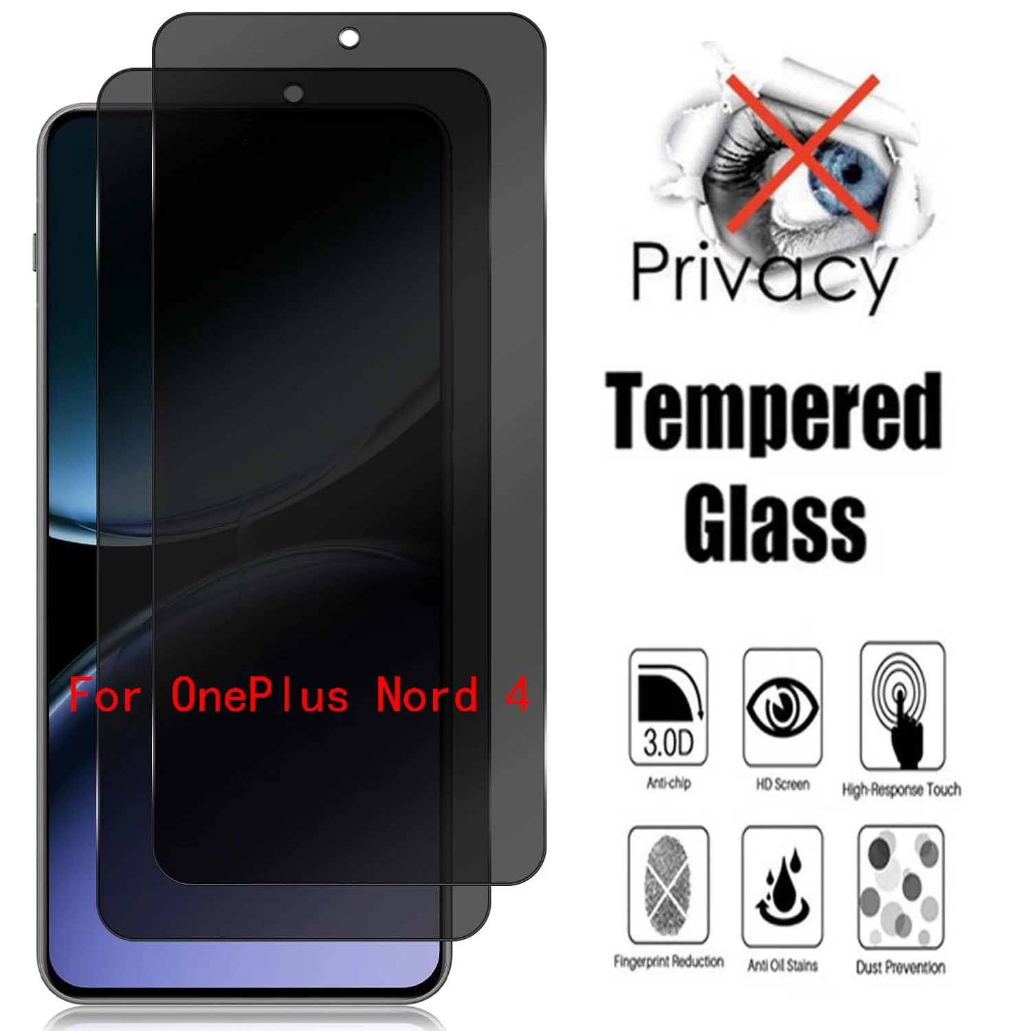 2Pcs 9H Anti Spy Te… - image