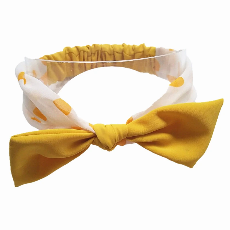 

Baby Headband Girl Newborn Kids Children Chiffon Dot Heart Rubber Bandage Bands Hairbands Turban Bow Photography Hair Accessory