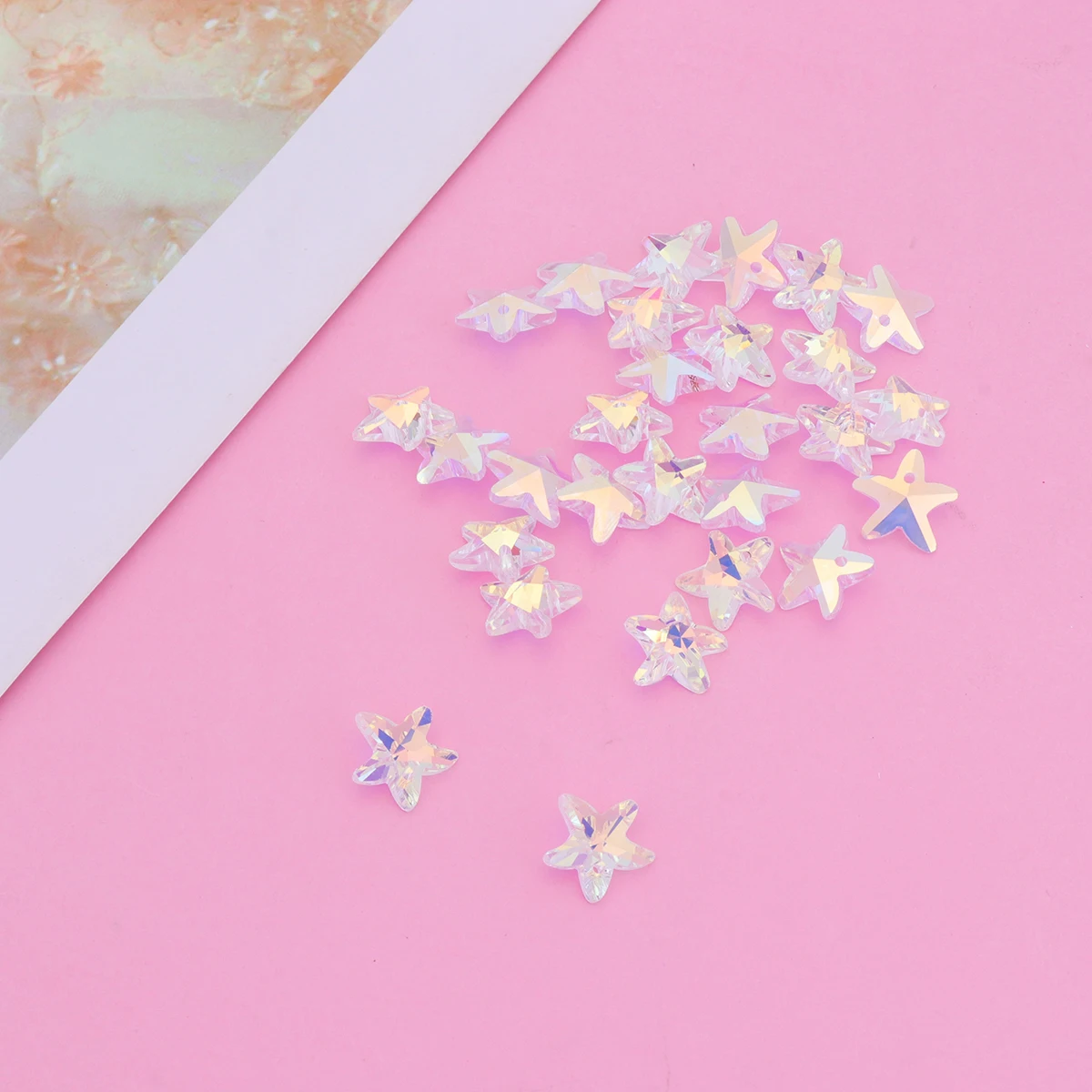 

28pcs Earring Accessories DIY Jewelry Making Pendants Crystal Charm Glass Beads Special Gifts Handmade Projects