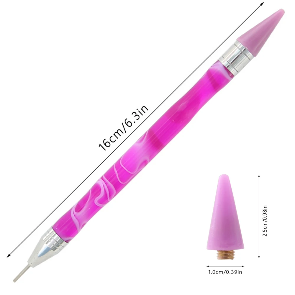 Double Head Diamond Painting Pen Tool Accessories Rhinestones Picker Wax Diamond Embroidery Point Drill Pen Nail Art DIY Tools