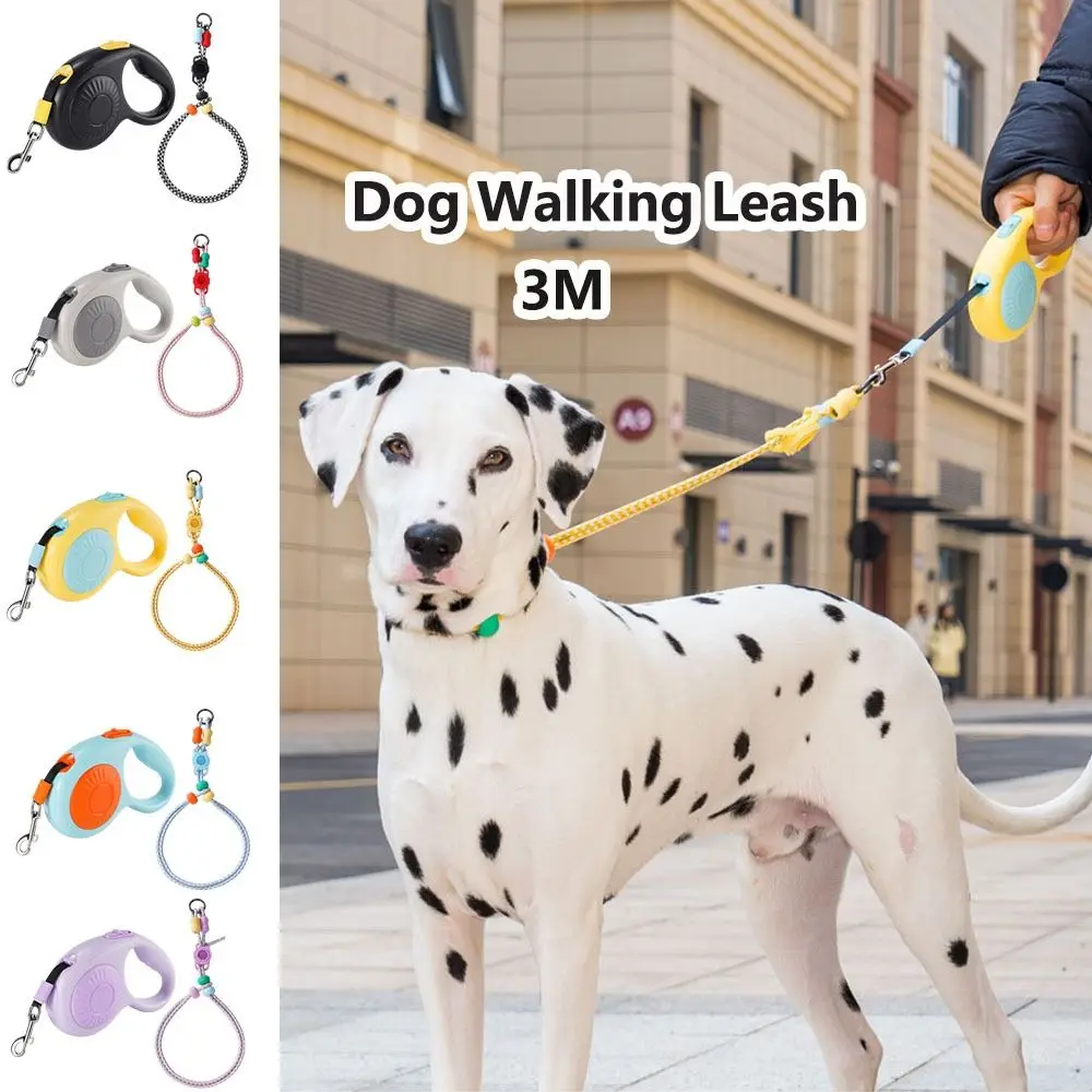 

3m Dog Walking Leash Retractable Adjustable Retractable Dog Leash Stretchable Durable Dogs Auto Retractable Belt Puppy Lead
