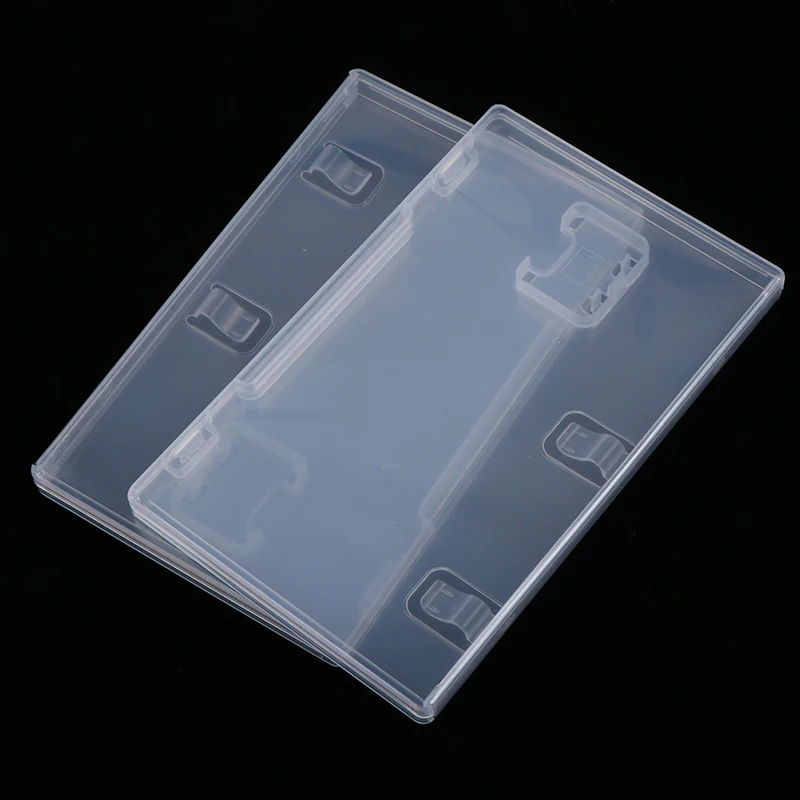 Anti-Pressure Switch NS Game Card com Suporte para Livro, Tampa Inserida, Caixa Transparente, Cartucho de Cartão de Jogo, Casca, 2Pcs