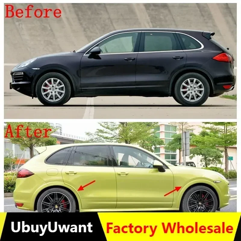 UBUYUWANT Für Porsche Cayenne 2011-2014 Hochwertige Auto-Schmutzfänger Kotflügel Radlaufschutz Radkasten-Zierleiste