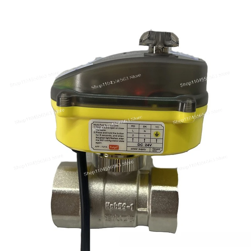 WIFI Stainless Steel Electric Ball Valve, APP Remote Control Smart Valve for Plumbing and Industrial Systems
