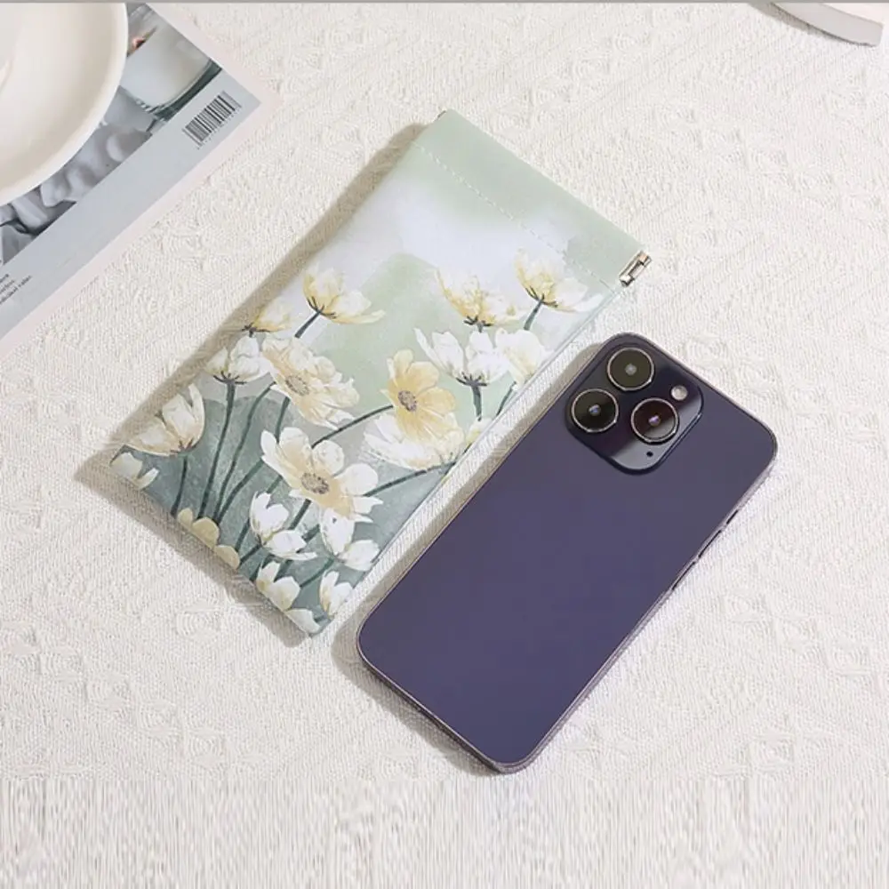 Oil Painting Sun Glasses Case PU Leather Automatic Closing Glasses Box Waterproof Portable Sunglasses Protective Cover Female