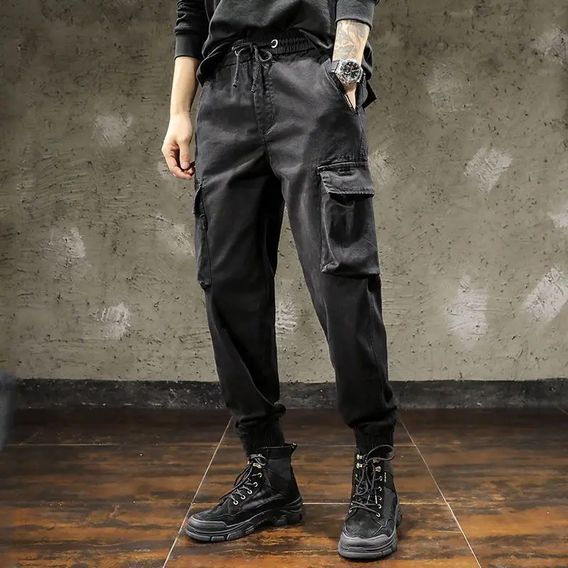 الرحلات دراجة نارية الصيد السعر المنخفض الذكور السراويل عالية الجودة مصمم Techwear رخيصة جديدة في السراويل البضائع الرجالية فضفاضة فضفاضة