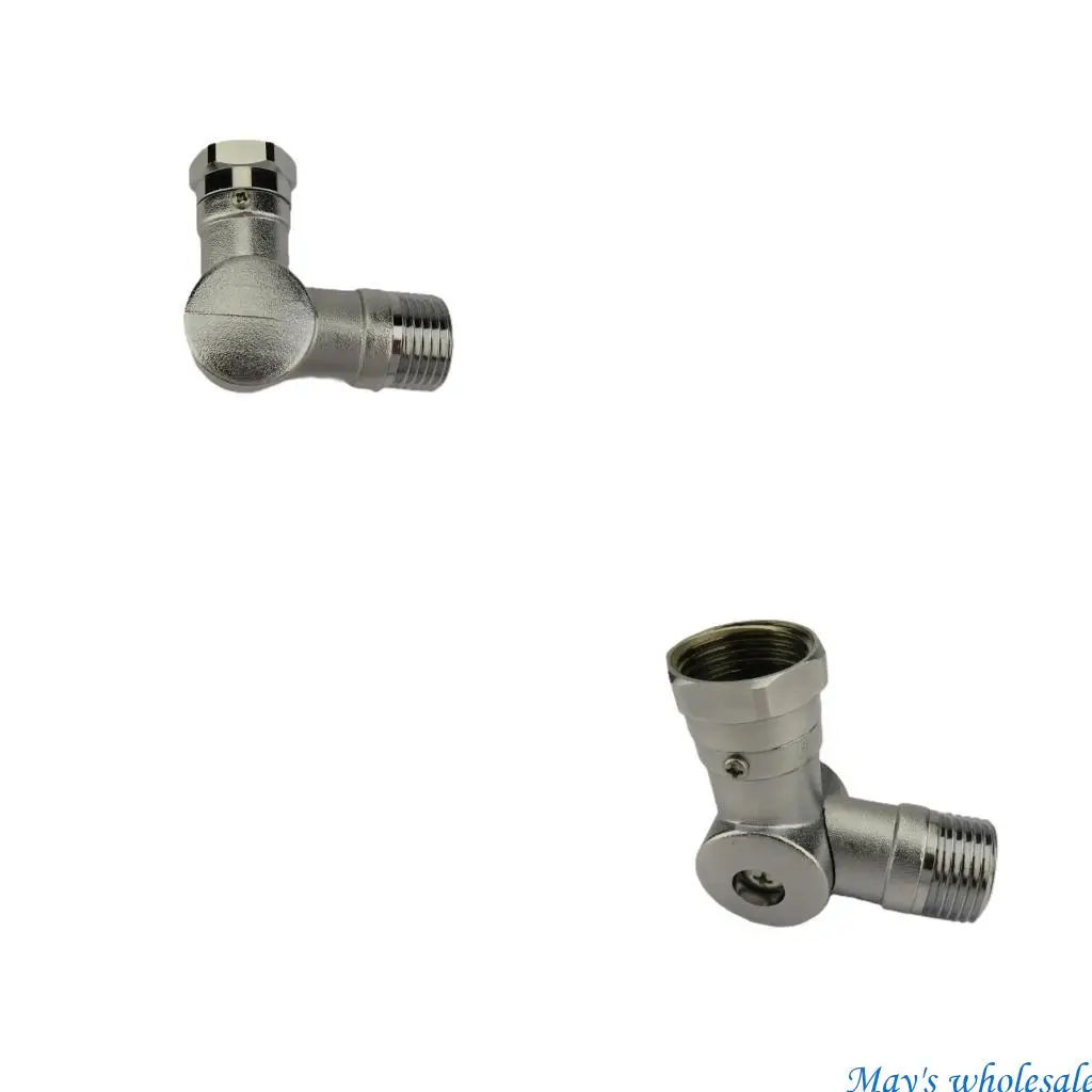 

Heavy Duty Brass Garden Hose Connector With Double Rotation Angles Enduring 448A