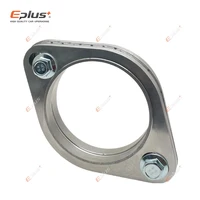 Eplus-silenciador de tubo de escape para motocicleta y coche, Kit de juntas de brida Universal, 2 agujeros, acero inoxidable 304, 51MM, 63MM, 76MM