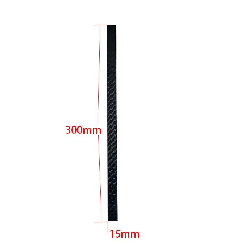 

1 шт., 15x300 мм, 3K, листы из углеродного волокна высокой твердости, панель из 100% чистого углерода, толщина 0,5 мм-5 мм, модель из углеродного волокна, материал