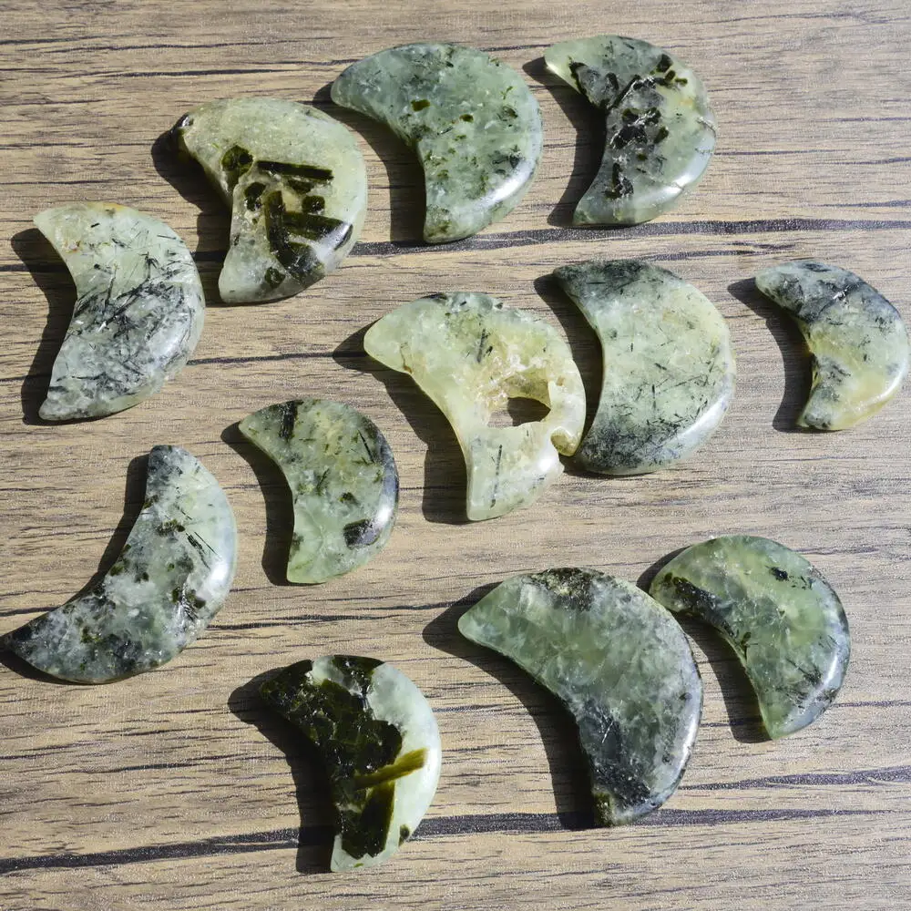 

1Pc Exquisite Prehnite Agate Druzy Moon, Ideal for Crystal Collectors, Perfect Holiday Gift for Youngsters, Parents, Friends