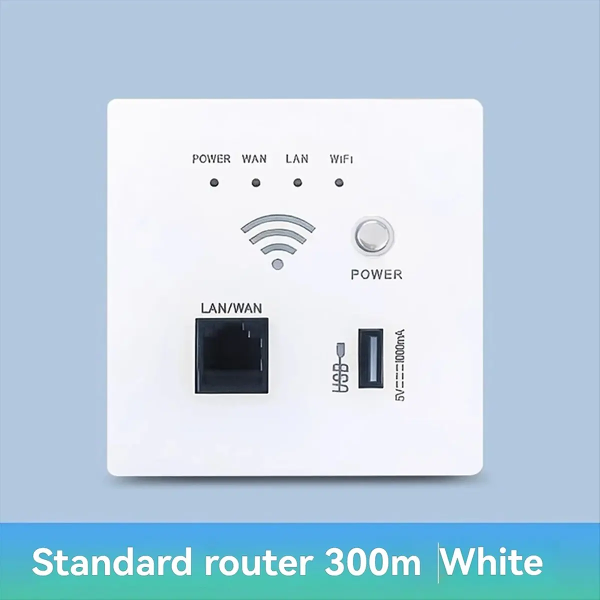 300Mbps 2.4Ghz WIFI Router Wireless WiFi Socket RJ45 AP Relay Smart USB Socket Panel Embedded Wall WIFI Router A-A79M image 3