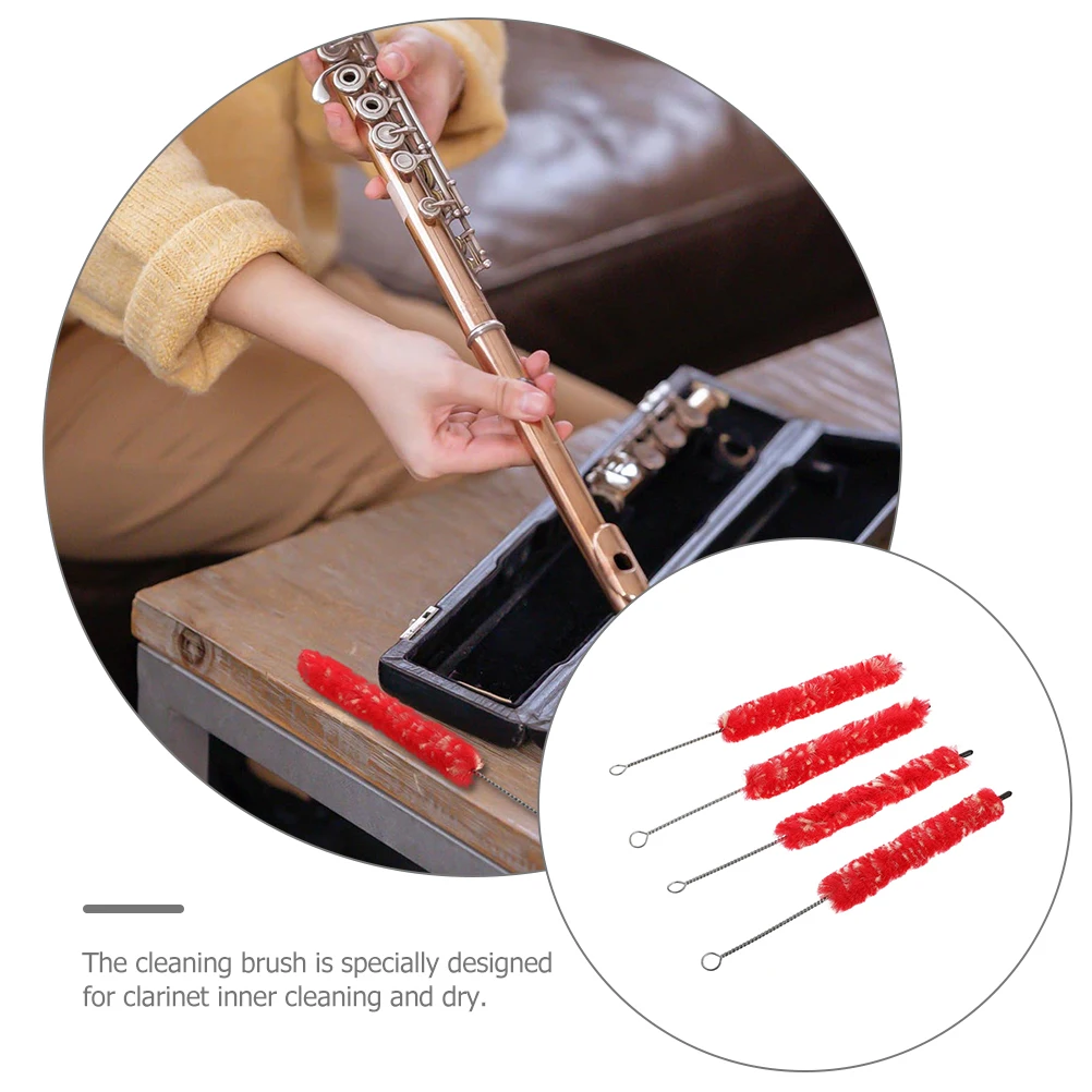 

Cleaning Brush Brushes Small Pipe Clarinet Maintenance Kit Musical Instrument Dust