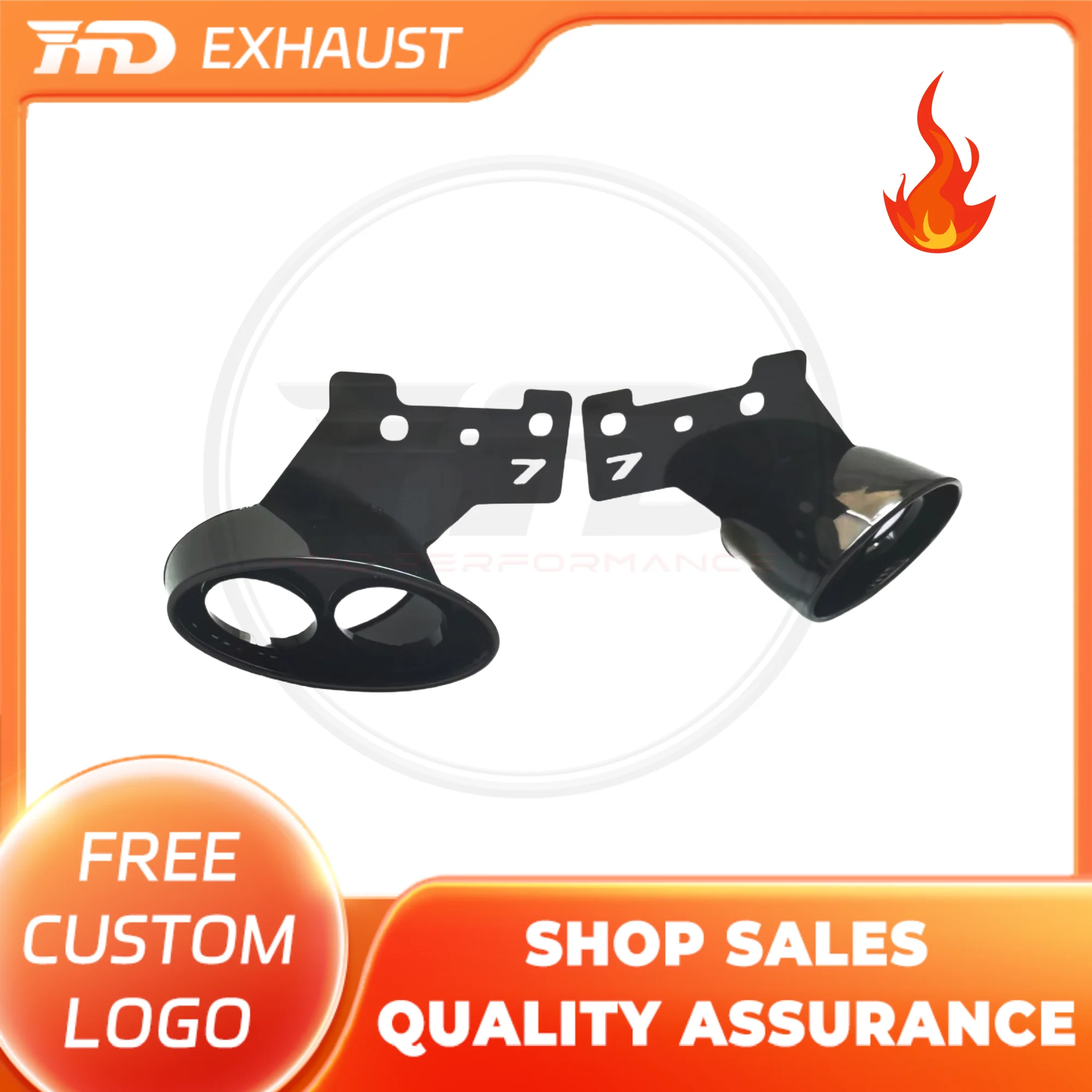 

HMD Hot Sale Easy Install Exhaust System For Audi RS6 Dedicated Carbon Fiber Tips Customization Auto Parts