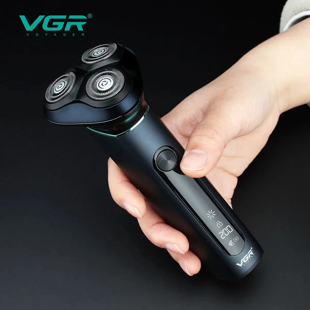 VGR 310 Electric Shaver Rotary 3D Floating Razor Waterproof Men's Shaving Machine Professional Beard Trimmer USB Rechargeable