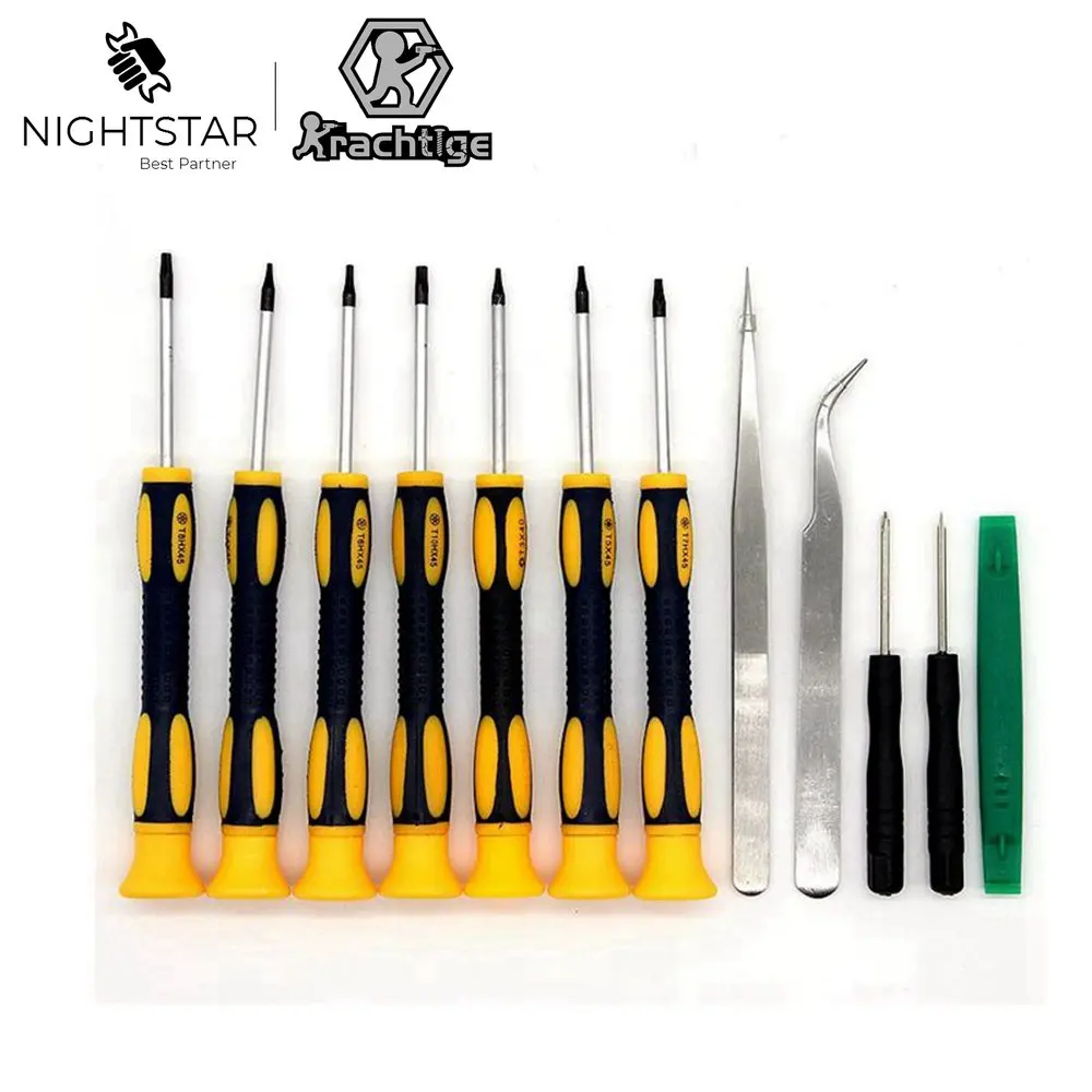 

12Pcs Screwdriver Set Screw Driver Bits Torx Hex Bit Handle Mobile Phone Repair Screwdrive Kit Hand Tools for XBOX Repair