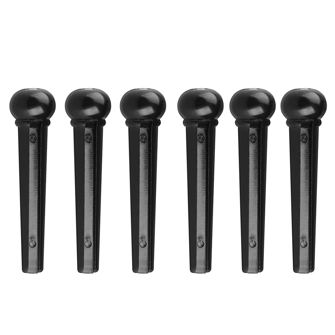 6 Pcs Acoustic Folk Guitar Bridge Pin Musical Instrument Accessories Tuning Pegs Fixed Cone String Nails Replacement Parts