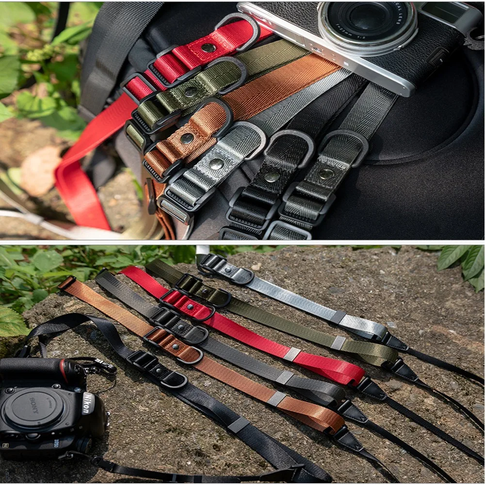Decompression Adjustable Nylone Rope Durable Camera Belt SLR Camera Rope Camera Hanging Strap Camera Rope Neck Hanging Strap
