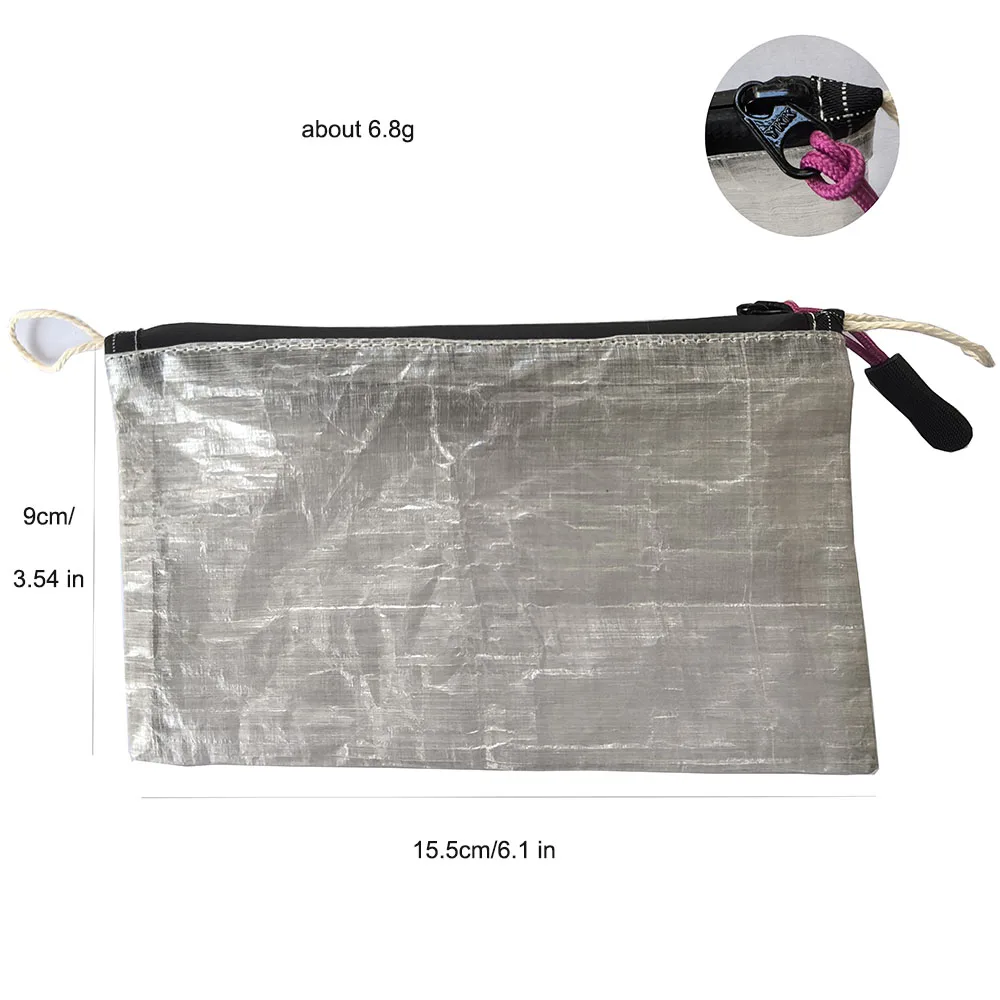 DCF Outdoor-Geldbörsenhalter, wasserdicht, ultraleicht, nur 6,8 g, Geldbörse, Schlüsselkarten-Geldbeutel, Münzaufbewahrungstasche für Reisen, Wandern