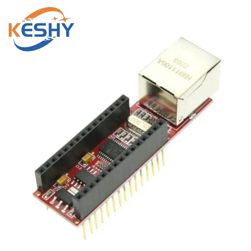 ENC28J60 Ethernet Shield V1.0 for arduino compatible Nano 3.0 RJ45 Webserver Module