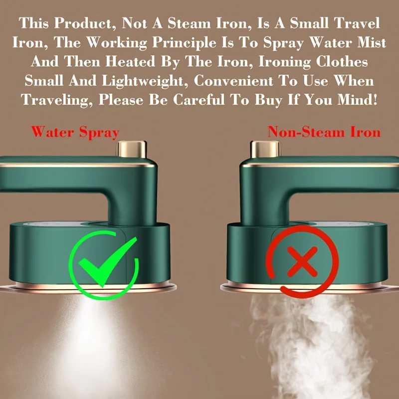 لوحة الملابس المحمولة الحديد للملابس لآلة الكي الصغيرة المحمولة السفر البخار الحديد الأجهزة المنزلية آلة تنظيف الملابس بالبخار