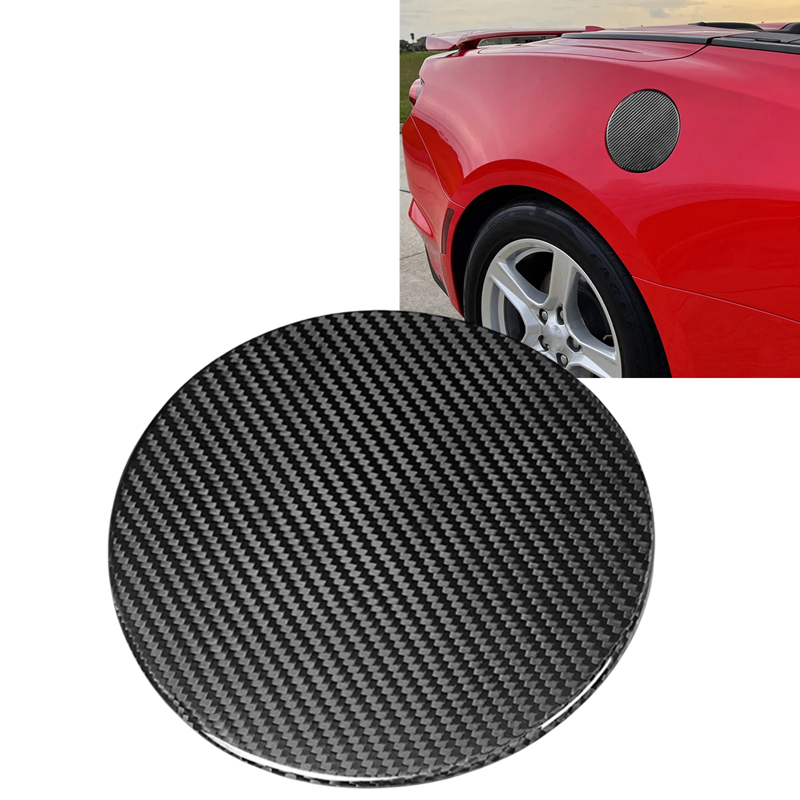 Exterior Oil Fuel Tank Cap Cover Trim Decoration Sticker For Chevrolet Camaro 2016-2020