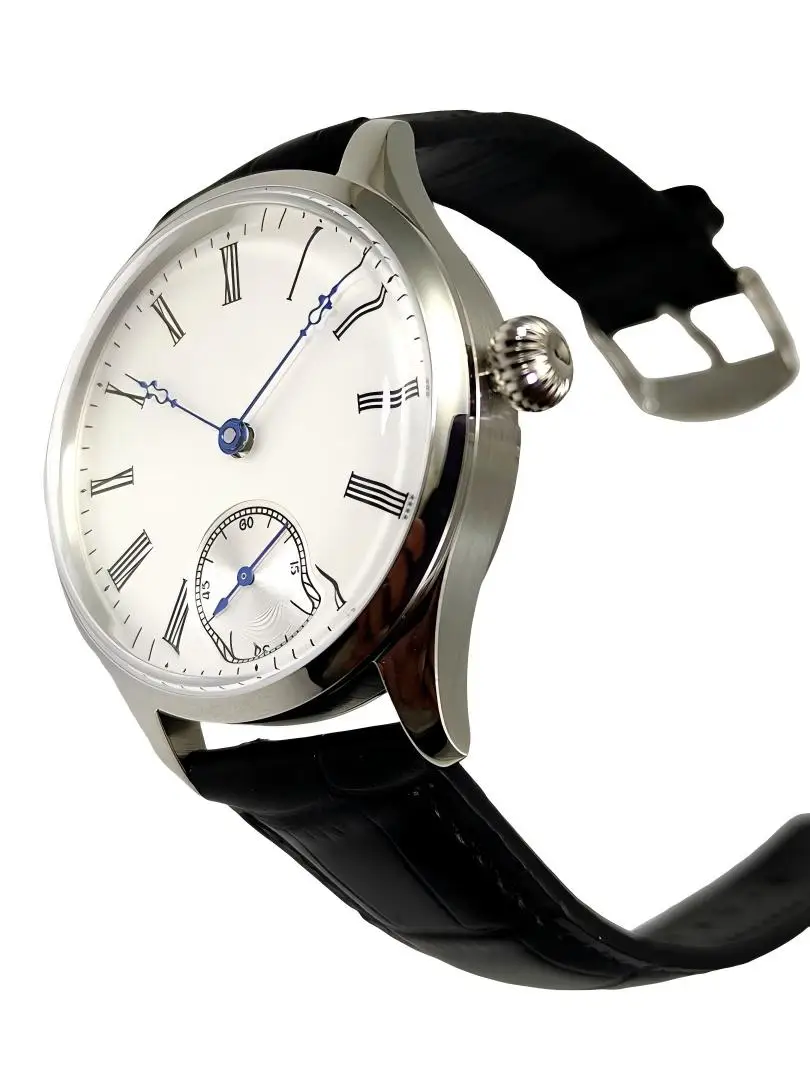 Vakuy Manual Winding Men Watch, Seagull ST3621 Jones‑Sword Regulator, Bubble Domed Crystal, Vintage Pocket‑Watch Modified Busine