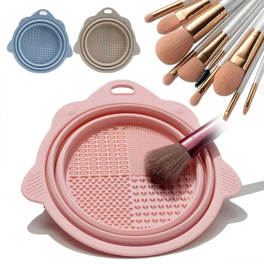 1PCS Makeup Brush Cleaner Carpet Cleaning Makeup Brushes Silicone Pad Cleaner Cosmetic Brushes Washing Powder Make Up Tools