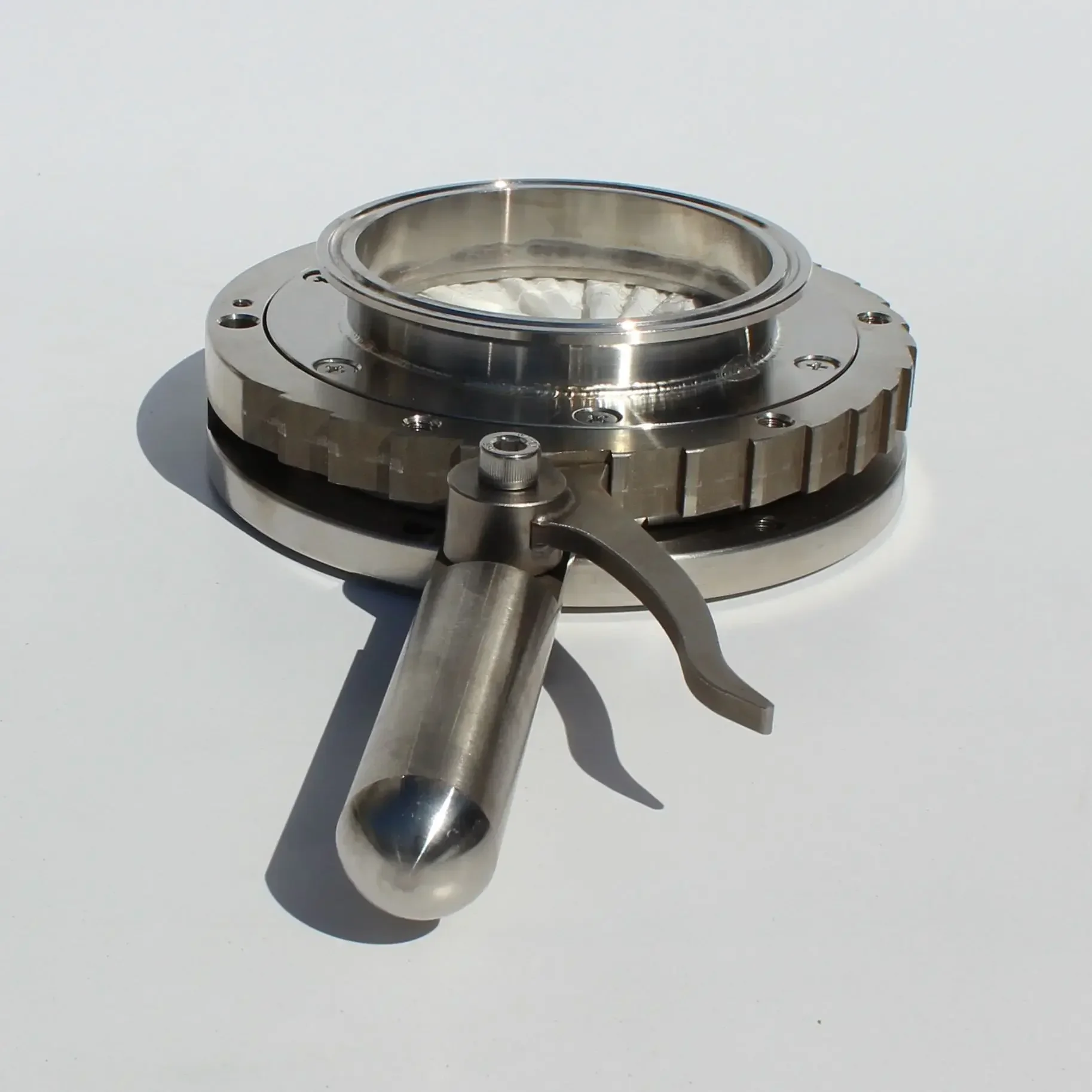 2026/DN250 10inch Iris Double Diaphragms valves  Polyester Sleeve for Powder Solid Flowing