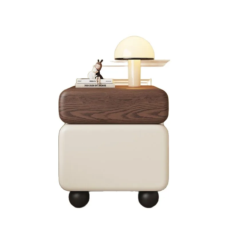Smart bedside table, integrated safe, multi-functional small household safe storage cabinet