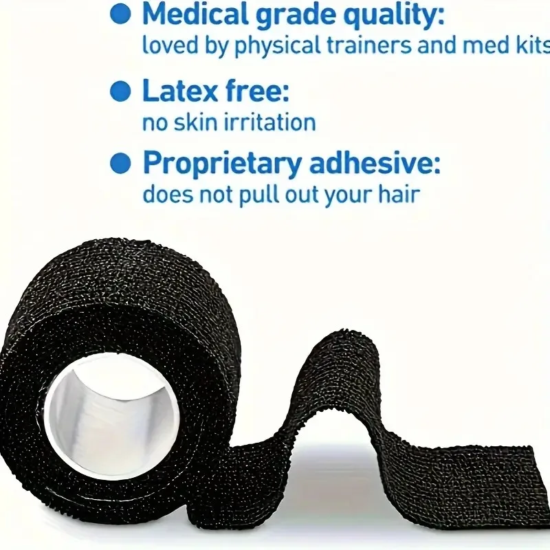 6/12/24 Rolls Elastic Self Adhesive Bandage Wrap Breathable Flexible Fabric Non Woven Cohesive Bandage Medical First Aid Tape image 4