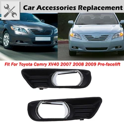 Rymowany przedni zderzak dolny Grill osłona na ramkę lampka przeciwmgielna FrameFit do Toyota Camry XV40 2007 - 2009 przed liftingiem akcesoria samochodowe