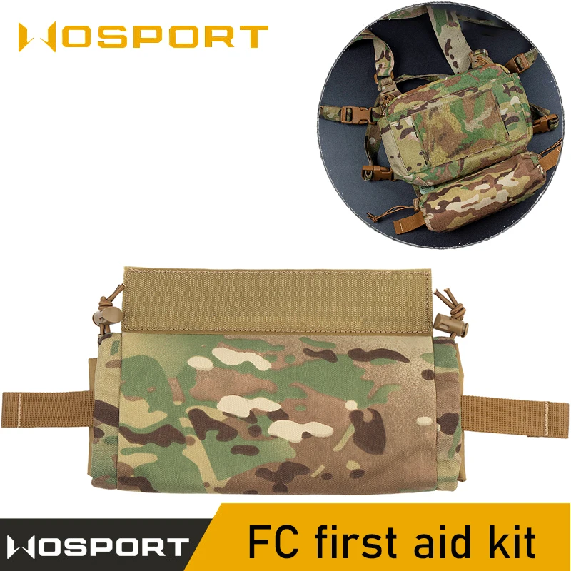 Molle utility bag, bag first aid kit, tactical survival trauma kit, suitable for camping hiking, hunting accessories