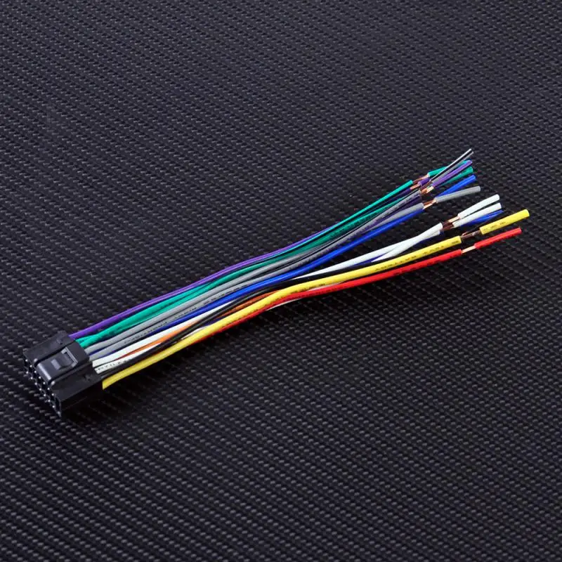 12cm Car Audio Radio Replacement Harness 16-pin Stereo Radio CD Player Plug Wire Harness Cable Connector Pioneer 2350 Portable