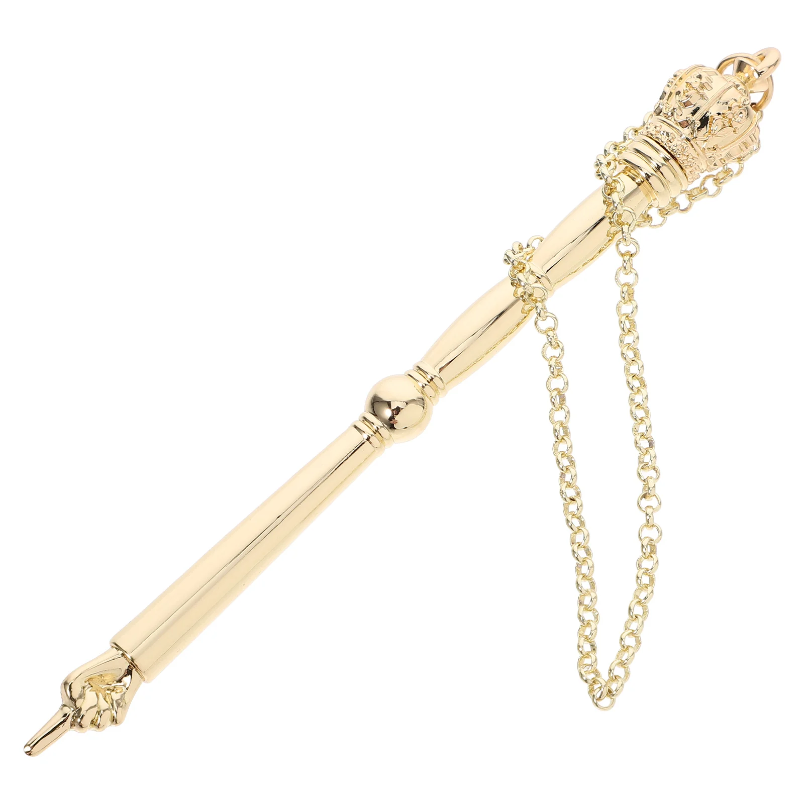 Bible Reading Pointer Metal Tool Jewish Gift Scripture Reading Instrument with Chain Comfortable Finger Guide for Study